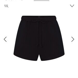 SKIMS Black Athletic High-Waisted Shorts